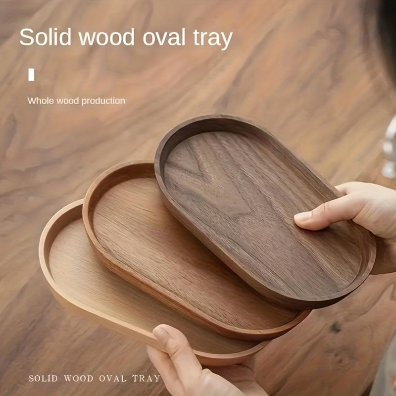 Elegant Wooden Serving Tray