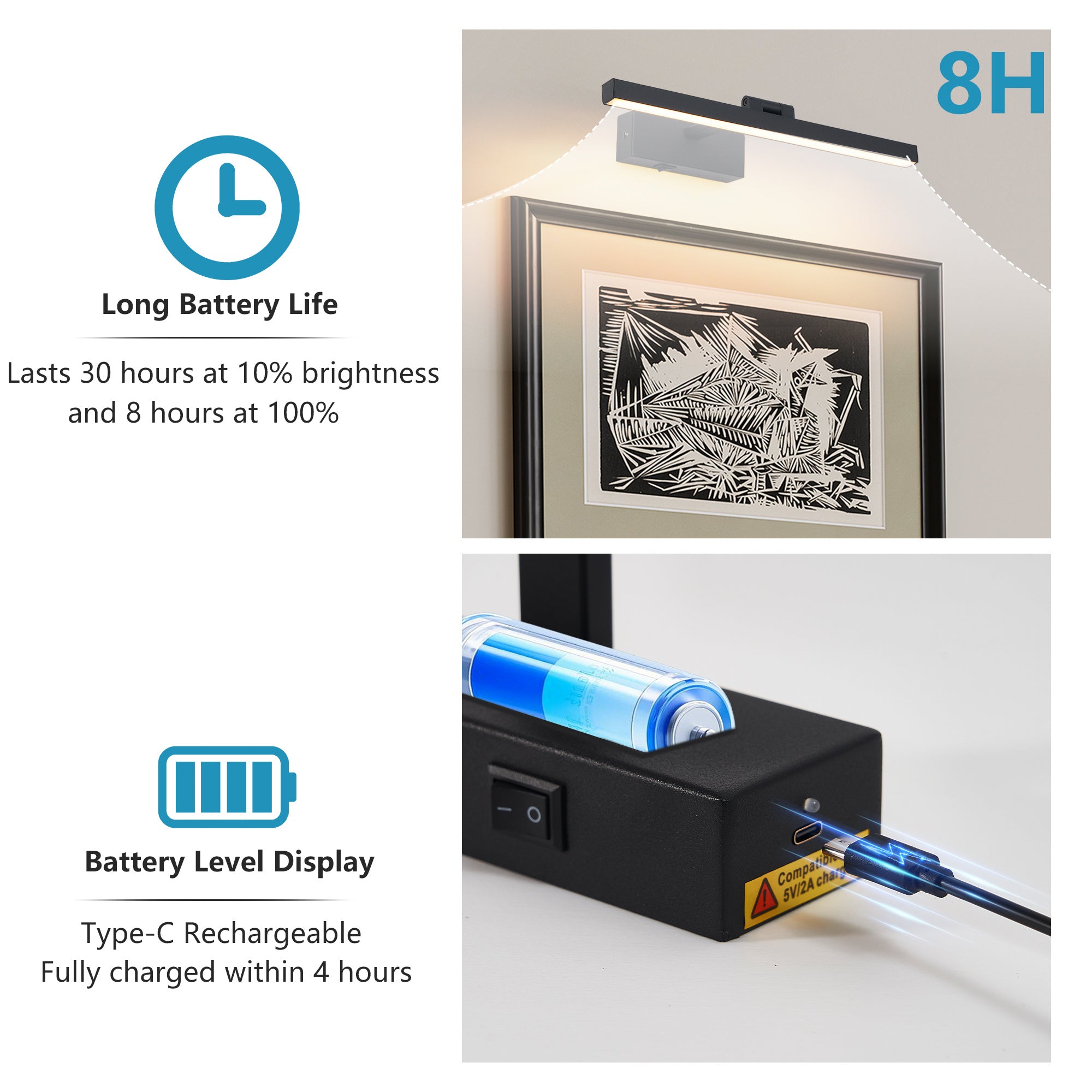 Black Bathroom Light