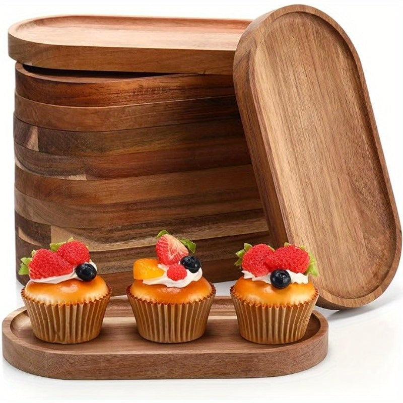 Elegant Wooden Serving Tray