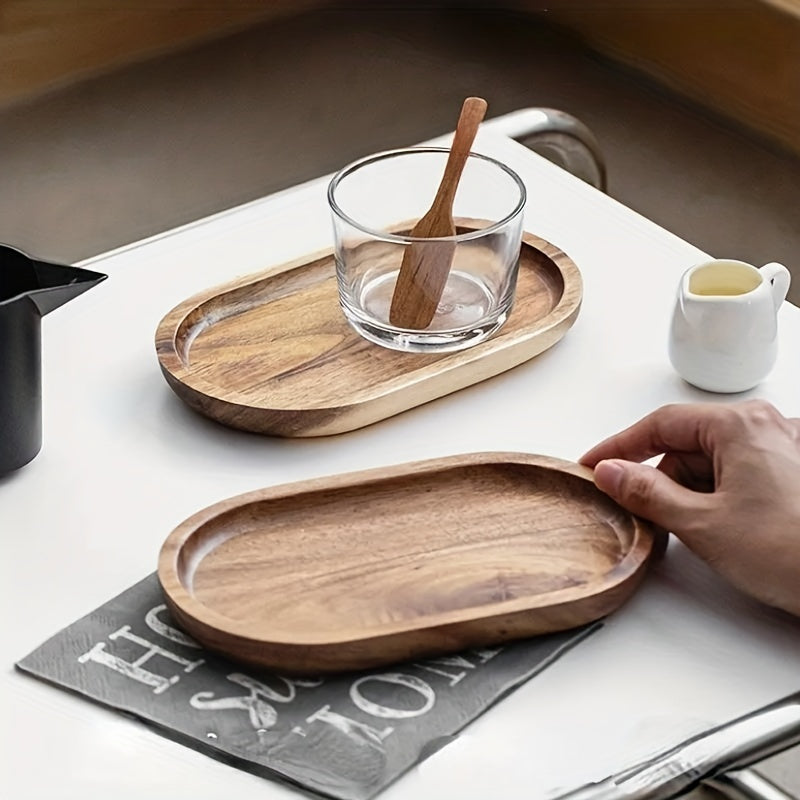 Elegant Wooden Serving Tray