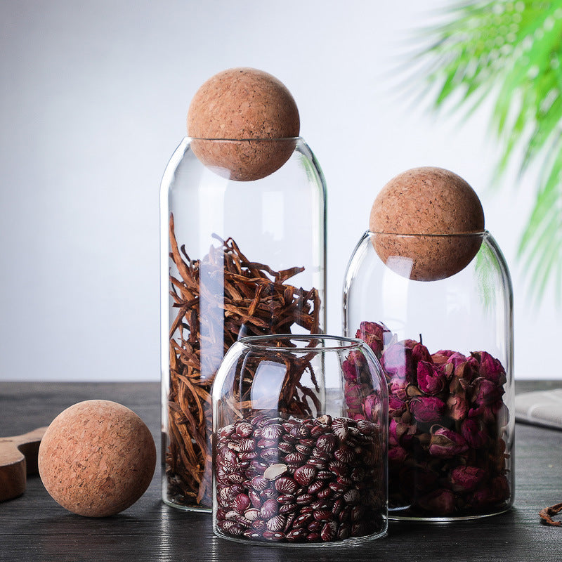 1 SET Storage Ball Jar