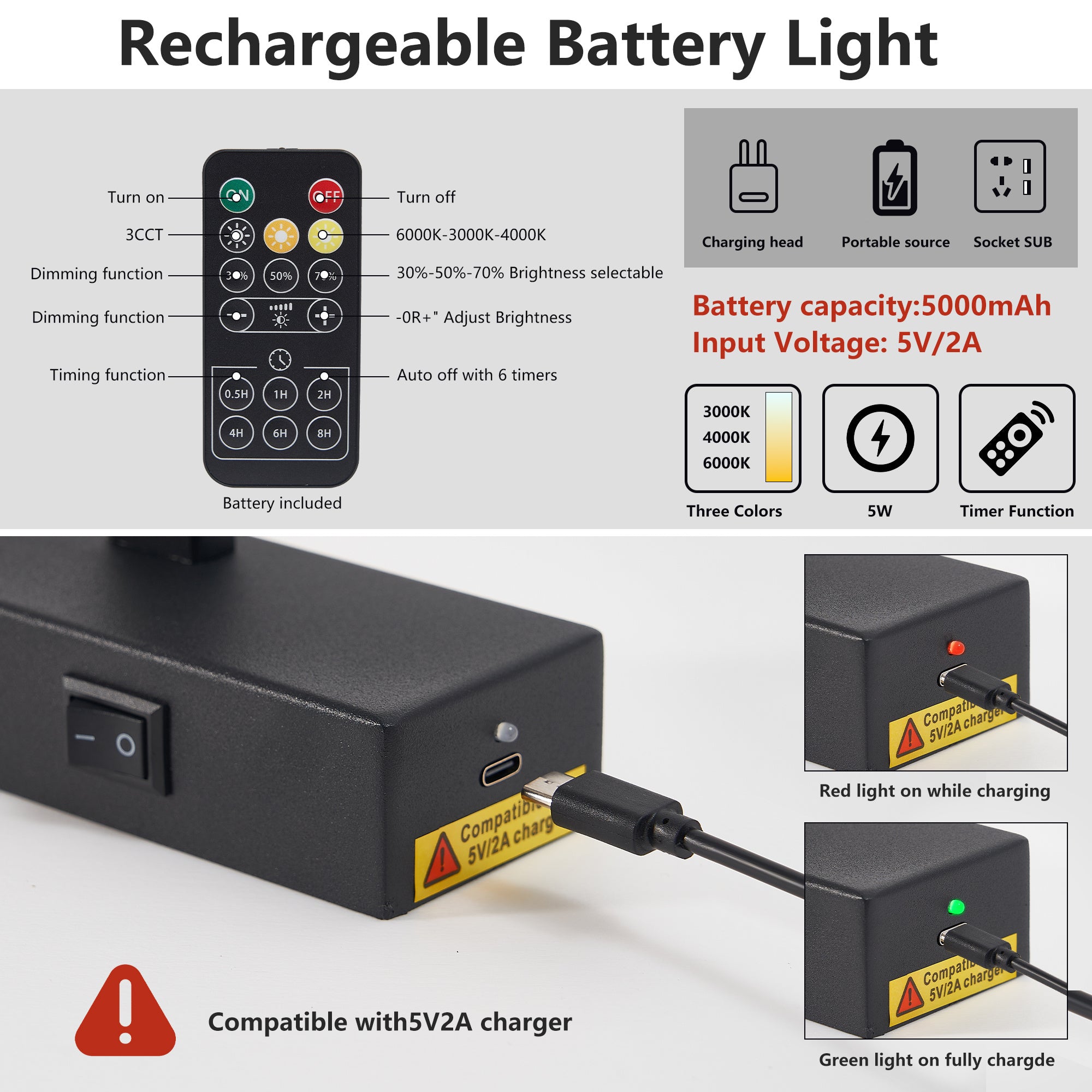 Black Bathroom Light