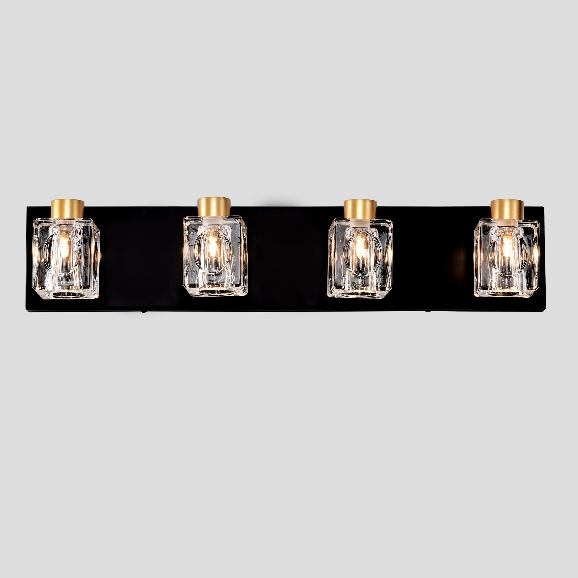 Black Gold Bathroom Light Fixtures