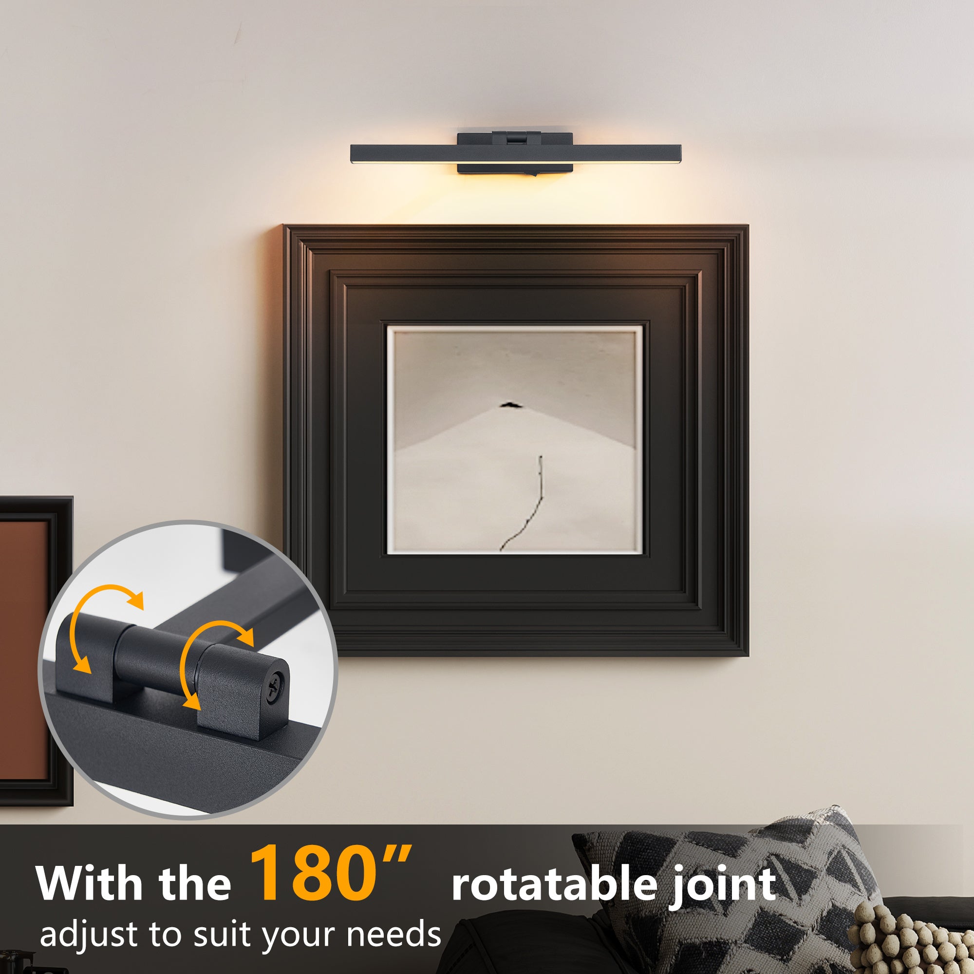 Black Bathroom Light