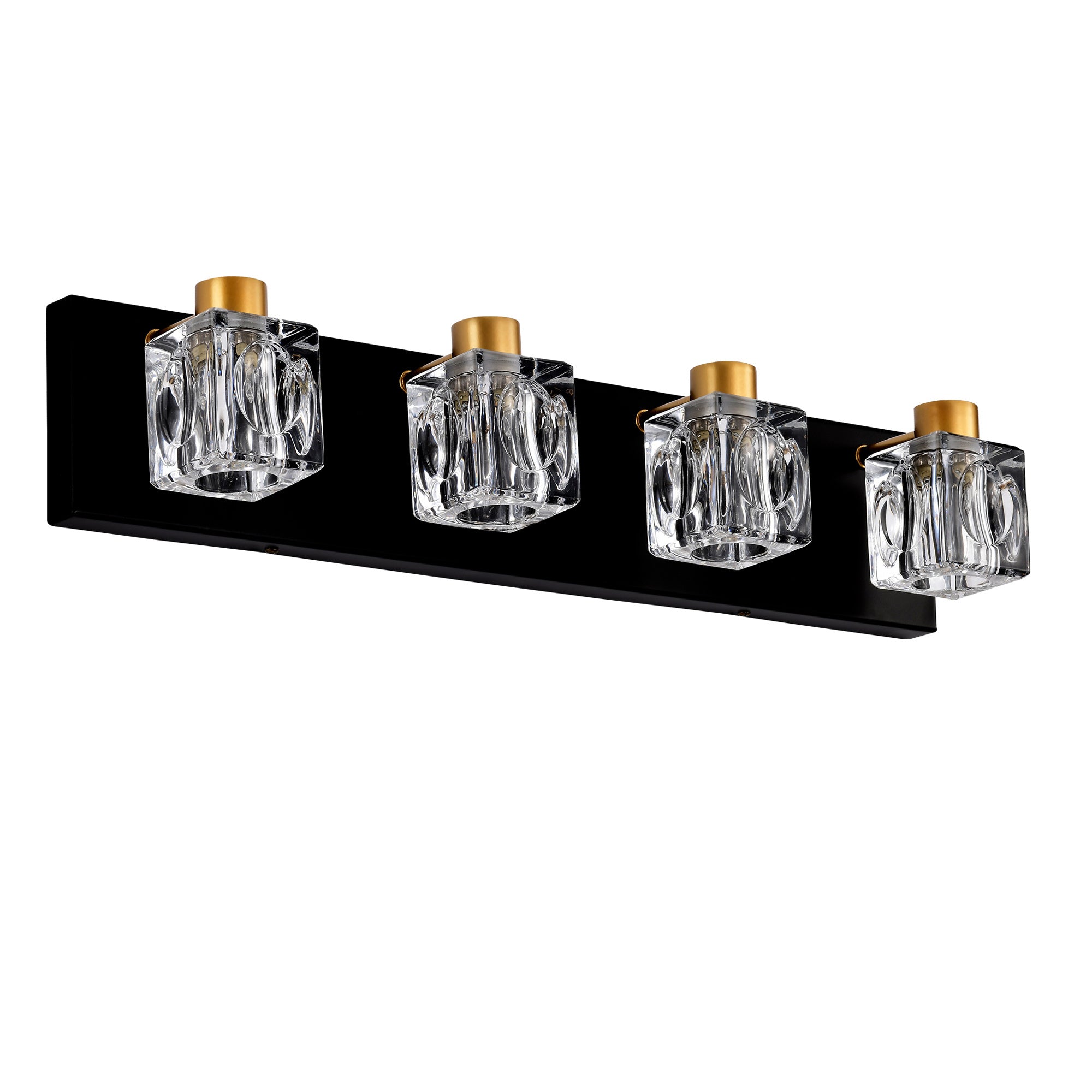 Black Gold Bathroom Light Fixtures